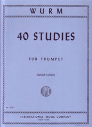 cover 40 STUDIES FOR TRUMPET cover